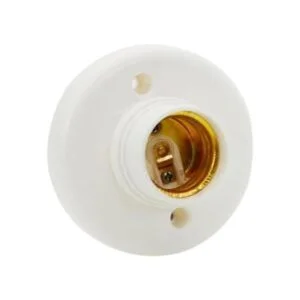 Hanpearl Bombilla LED redonda E27 blanca con base de_4