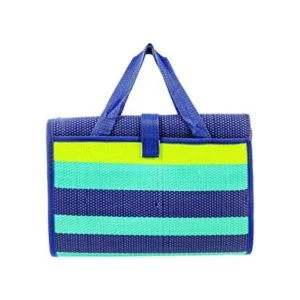 Alfombrilla a rayas Camco con correa verdeTurquoise_1