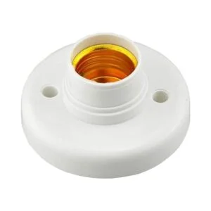 Hanpearl Bombilla LED redonda E27 blanca con base de_3