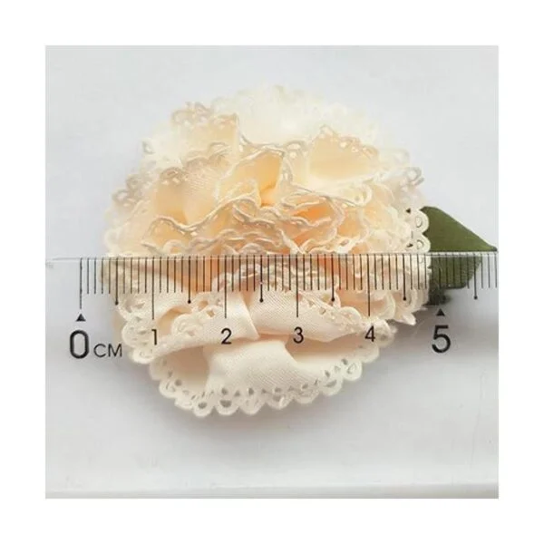 18pcs Cinta de Tela Flores Arcos Apliques Artesanía Boda_4
