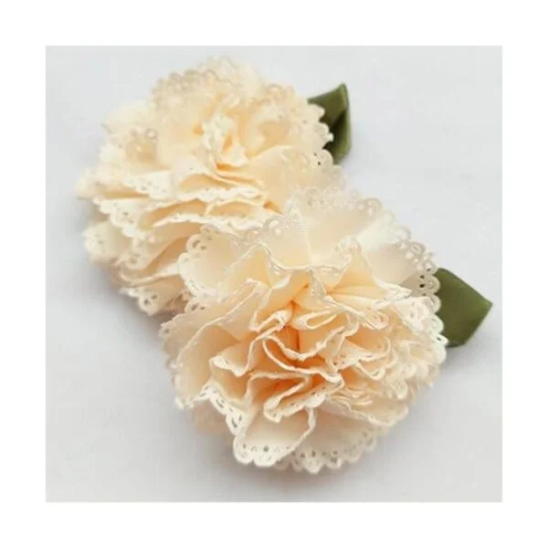 18pcs Cinta de Tela Flores Arcos Apliques Artesanía Boda_3