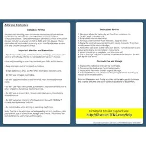 TENS Electrodes Premium Quality Large Replacement Pads_5