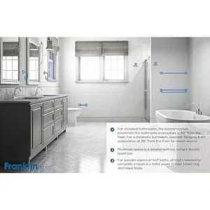 Franklin Brass Kinla Gancho para toallas bronce_6