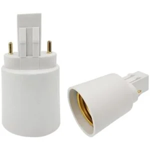 ESimpo Gx23 a E26E27 Adaptador de casquillo de base de