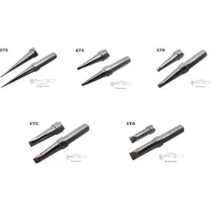 5 piezas china Made Soldering Iron Tip marca Ace