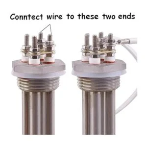 Dernord Calentador de inmersión 12 voltios 600 vatios