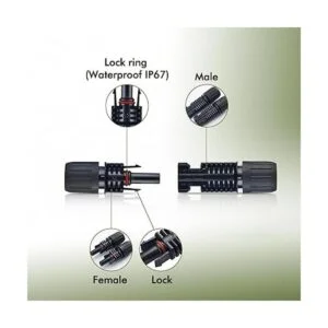 HQ MC4 conectores de cables machohembra de panel solar_4