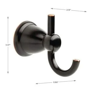 Franklin Brass Kinla Gancho para toallas bronce_2