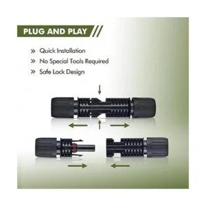 HQ MC4 conectores de cables machohembra de panel solar_5