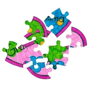 Hygloss Products Rompecabezas de corazón en blanco para_3