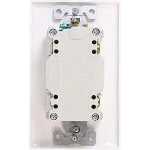 Eaton GFCI autoensayo 20 A 125 V Blanco Face recipiente_3