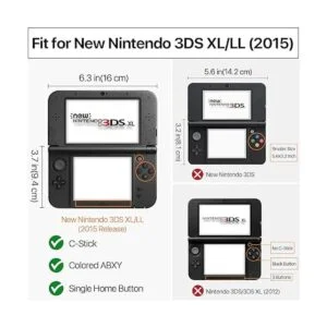 TNP Funda compatible con Nintendo 3DS XL LL 2015 funda_2