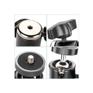 Neewer Mini cabeza giratoria de aleación de aluminio de_6