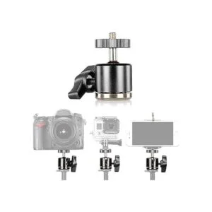 Neewer Mini cabeza giratoria de aleación de aluminio de_3