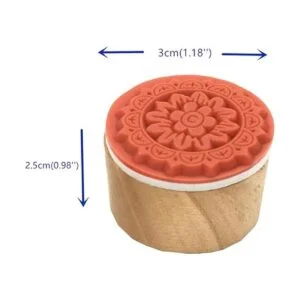 Minijuego de sellos de madera Yansanido 12 unidades para