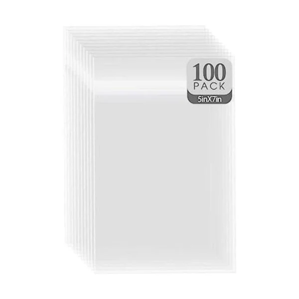 Golden State Art Paquete de 100 bolsas transparentes