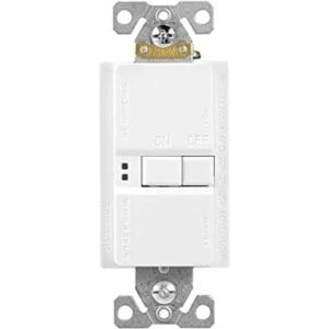 Eaton GFCI autoensayo 20 A 125 V Blanco Face recipiente_1