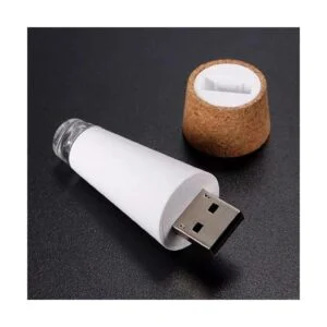 Goswot luz en botella vacía con forma de corcho_2