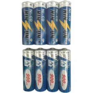 KINSUN paquete de 8 unidades baterías recargables 12V_1