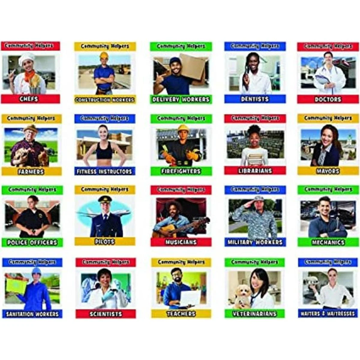 Fun Express Community Helper Reader Folletos Juego de_1