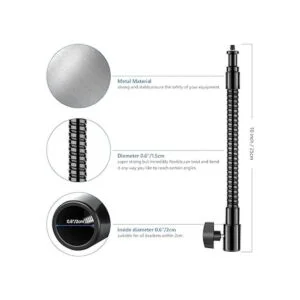 Neewer 1025cm Metal Flexible Tube Arm for LED Video_2