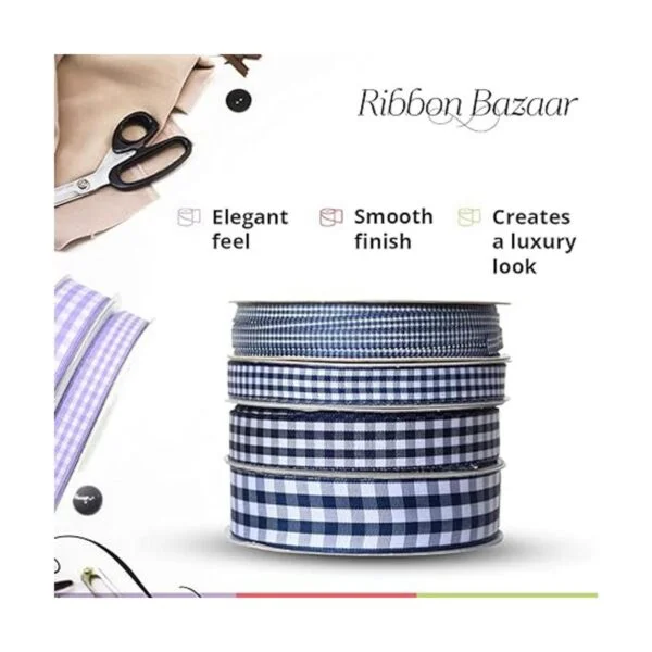 Cinta de tafetán de Ribbon Bazaar elegante tejido de_3