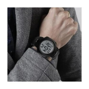 Mens Digital Sports Watch LED Screen Large Face Military_2