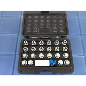 TEMO Juego de 23 llaves antirrobo de tuercas de tuercas_2