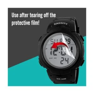 Mens Digital Sports Watch LED Screen Large Face Military_5