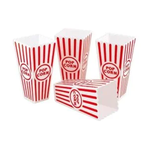 Recipientes de palomitas de maíz de
