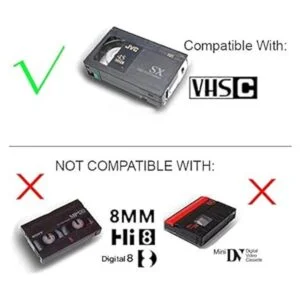 Adaptador de casete VHSC motorizado para JVC CP7U CP6BKU_5