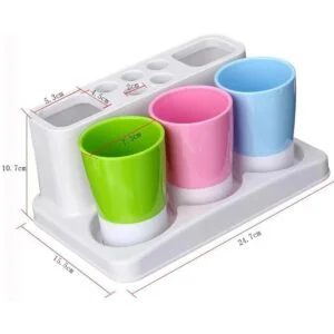 Eslite Soporte de pasta dental y cepillo de dientes para