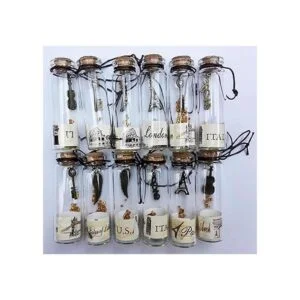 Nesting Nomad mini tarros de vidrio con tapón de corcho y_5