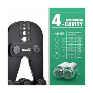 IWISS Herramienta de engarzado de cuerda de alambre para_2