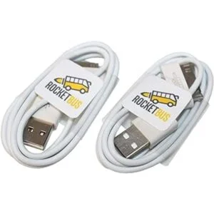 2 x rocketbus USB Sync cargador de carga cable Cord for_2