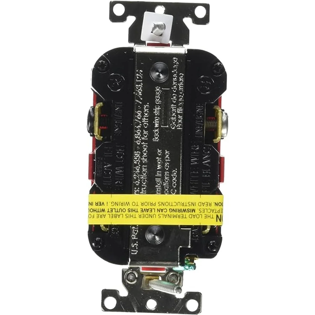 Leviton G5362WTR 20A125V Receptáculo de autoprueba GFCI_2