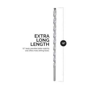 Neiko 10047A Juego de brocas extra largas de 12 5_2