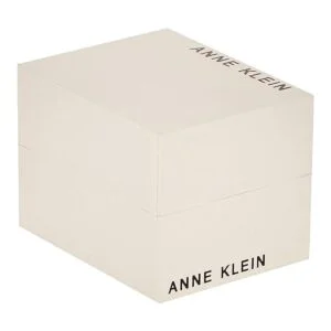 Anne Klein Reloj de pulsera de malla acentuada con cristal_4