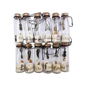 Nesting Nomad mini tarros de vidrio con tapón de corcho y_1