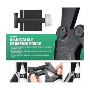 IWISS Herramienta de engarzado de cuerda de alambre para_5