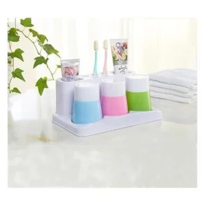 Eslite Soporte de pasta dental y cepillo de dientes para