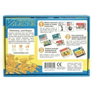 Juego de naipes con las valencias químicas avanzada y_5