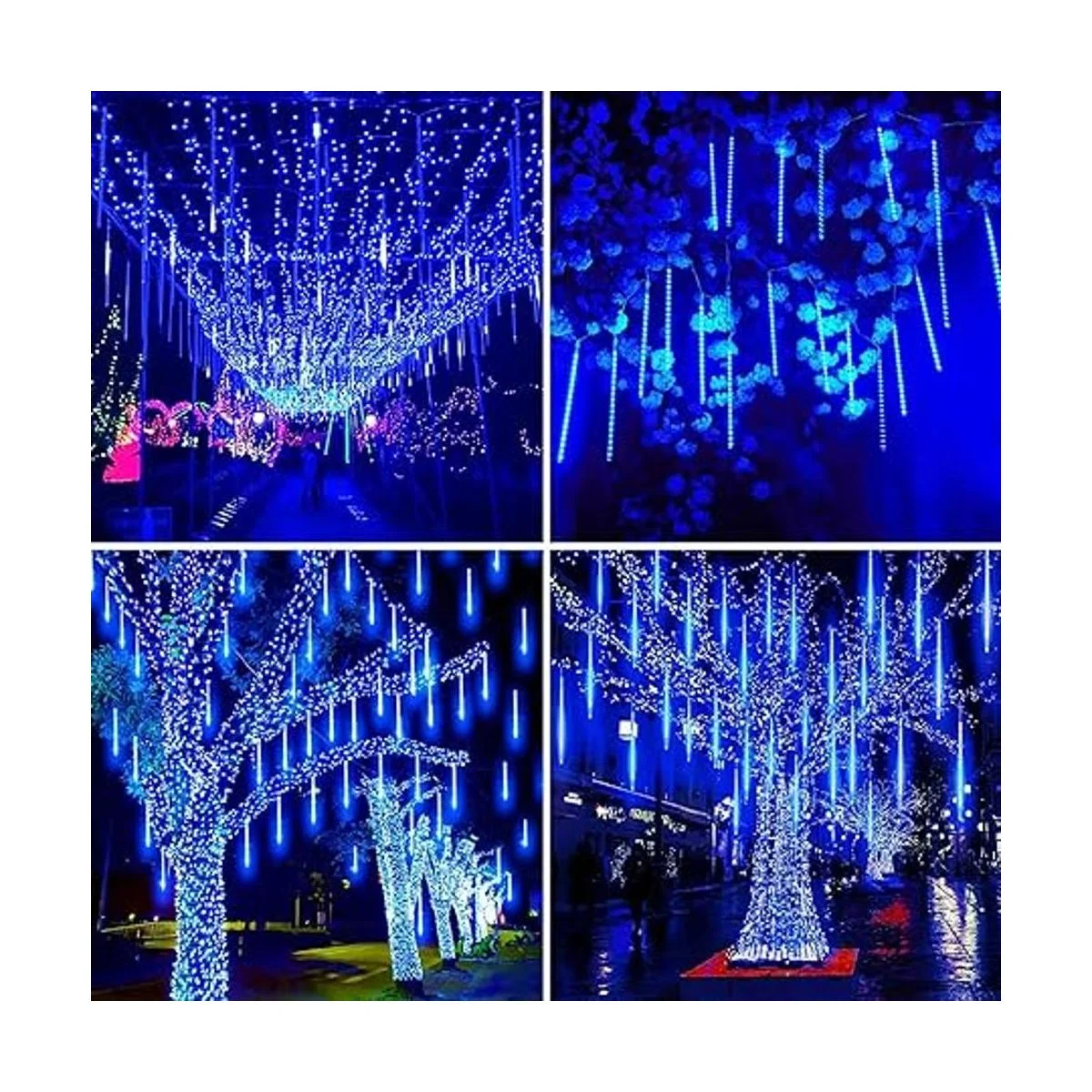 Adecorty Luces de Navidad para exteriores simula nieve_4