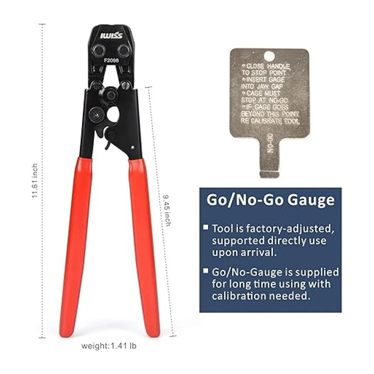 IWISS PEX Crimpadora para abrazaderas de acero inoxidable_3