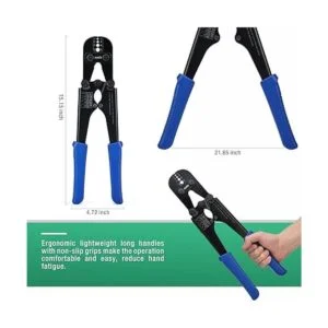 IWISS Herramienta de engarzado de cuerda de alambre para_6