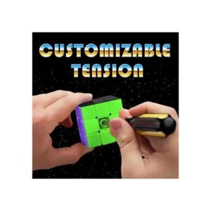 Cubo de Rubik Stickerless de neón modelo de los 80 de 3 x_6