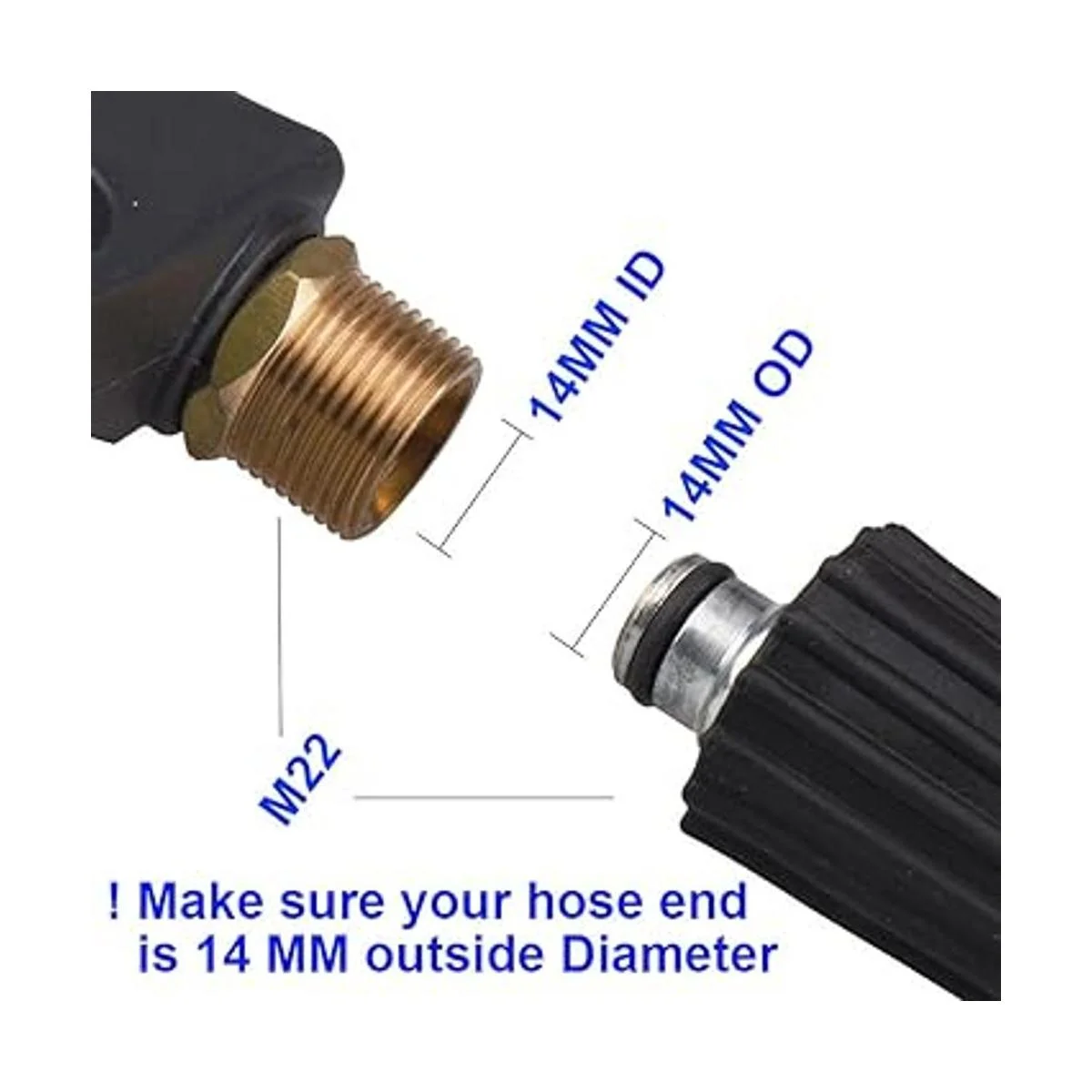 DUSICHIN DUS022 mango para lavadora de alta presión 3000_2