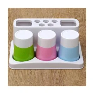 Eslite Soporte de pasta dental y cepillo de dientes para