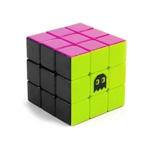 Cubo de Rubik Stickerless de neón modelo de los 80 de 3 x_1