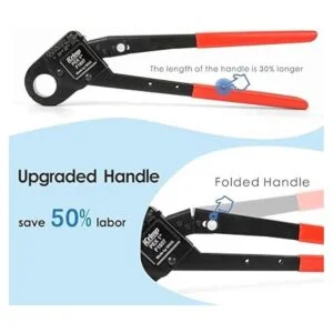 IWISS Herramienta de engaste PEX de 1 pulgada. Pinza de